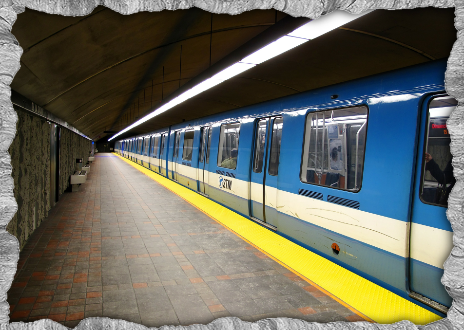 Le métro de Montréal. 