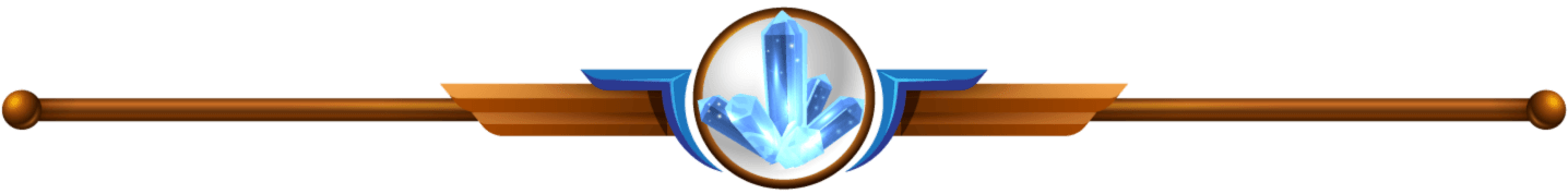 Icône de cristaux bleus. 