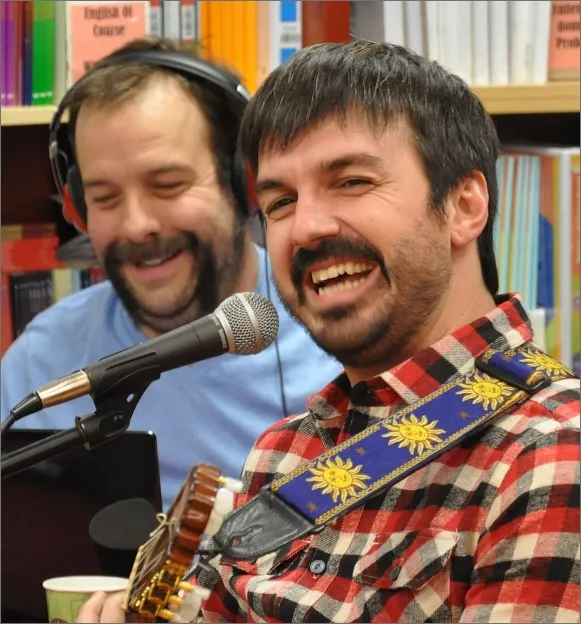 Photo de Damien Robitaille et Stéphane Paquette.